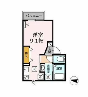 ぱるタウン乗小路【2階】の間取り