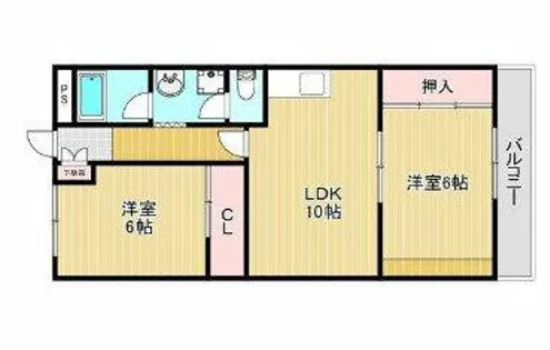 サンヒルズ光明池【1階】の間取り