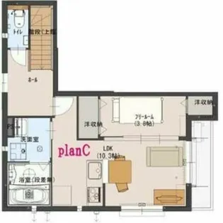 兵庫県明石市東人丸町【アパート】の間取り