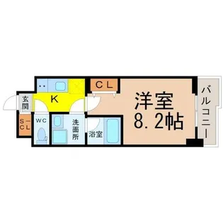 レジデンスSUN.K【10階】の間取り