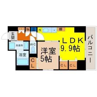 プレステージ千種【5階】の間取り