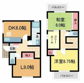 兵庫県神戸市東灘区御影本町2丁目【一戸建】の間取り