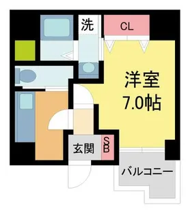 ラ・ヴィータ【801号室】の間取り