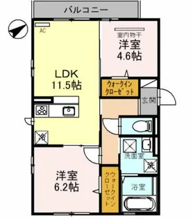 AVENIR【2階】の間取り