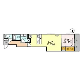 大阪府大阪市平野区長吉長原西2丁目【アパート】の間取り