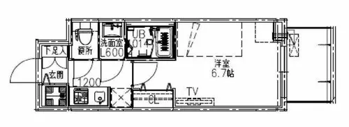 S-RESIDENCE都島Lux【10階】の間取り