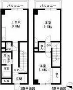 リオラード【3階】の間取り