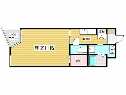 F.O.S SQUARE【3階】の間取り