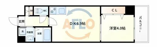 アミル9【4階】の間取り