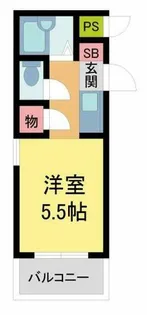 ワークヒルズ門戸【2階】の間取り