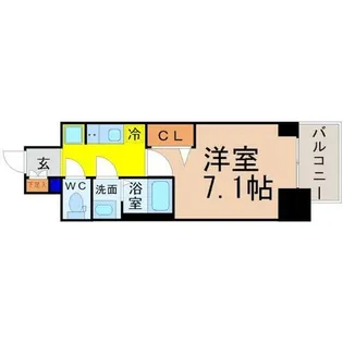 プレサンスTHE久屋大通レジェンド【15階】の間取り