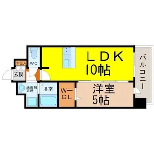 プレサンス大須観音駅前【6階】の間取り