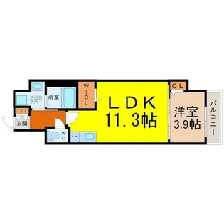 Grand Soleil大須白川【8階】の間取り