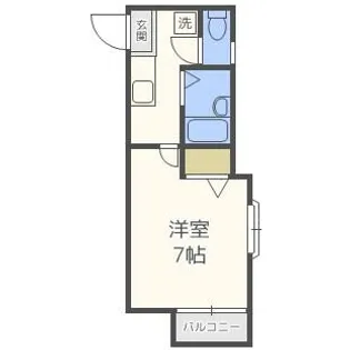 SKコート竹下【2階】の間取り