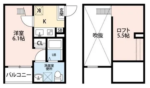 Core Kanayama(コアカナヤマ)【2階】の間取り