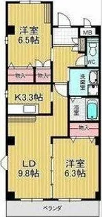プランドール鎌倉台【2階】の間取り