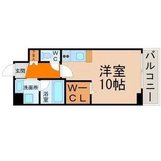ラ・ミューズ1101【7階】の間取り