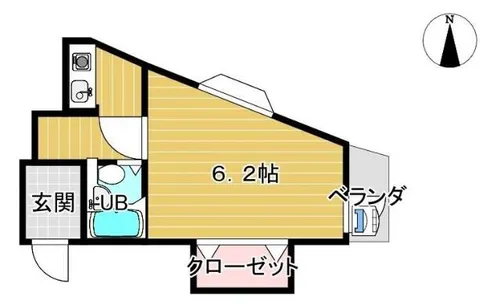 コサエールマンション【302号室】の間取り