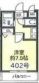 アークヒルズ【402号室】の間取り
