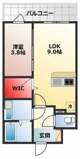 サザンクレスト高師浜【2階】の間取り