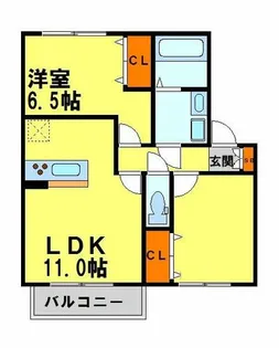 グランボヌール花屋敷【1階】の間取り