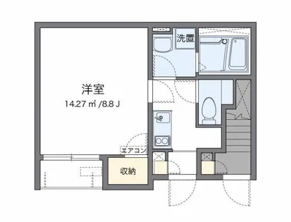 レオネクストかぐや【1階】の間取り
