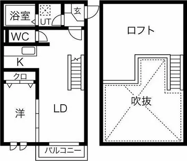 Creo八田壱番館【2階】の間取り