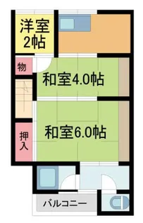 野口文化【2階】の間取り