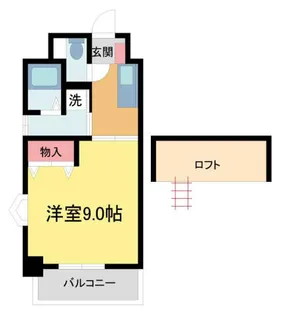 ラフィーネ伊丹III【601号室】の間取り