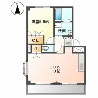 G-SHINE【3階】の間取り