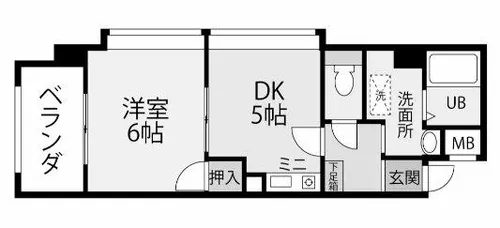 ハートピア鍛冶町【806号室】の間取り