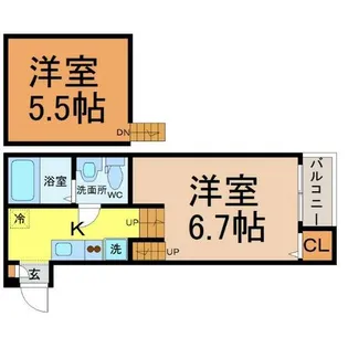 BlissHouse(ブリスハウス)【2階】の間取り