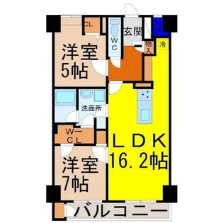 TRI-STAGE(トライステージ)【2階】の間取り