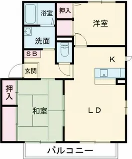 ストーリア【A202号室】の間取り