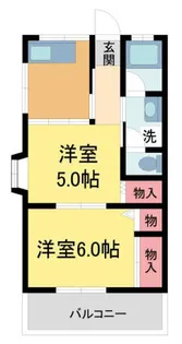 明和コーポ【201号室】の間取り