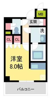 1Rの間取り画像