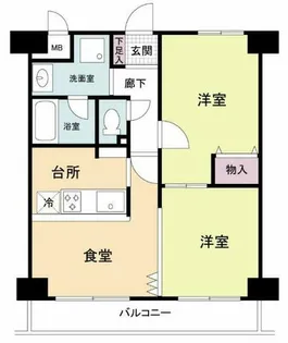 コンフォールエスティオ【3階】の間取り