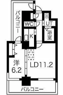 CUORE【8階】の間取り
