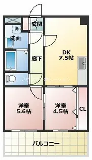 フォレスト武庫元町【6階】の間取り