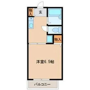 ミユキハイツ【2階】の間取り