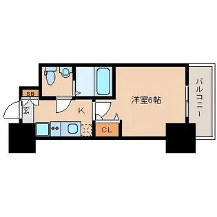アリビオ立花1【8階】の間取り