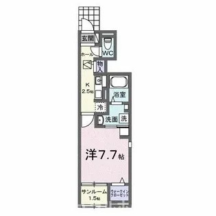 シュタットB【1階】の間取り