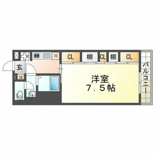 リブリ・リヴェール南七松【302号室】の間取り