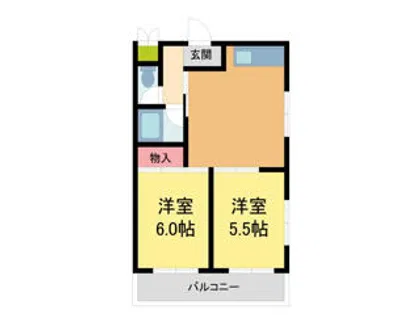 Z-RIZE宝塚プレリュード【203号室】の間取り