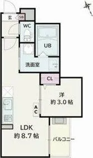 Jack yabaⅡ【3階】の間取り