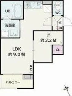 Jack yabaⅠ【1階】の間取り