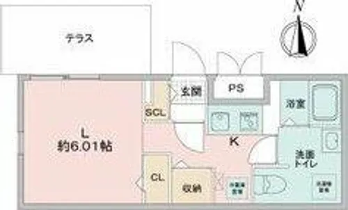 quador御器所【1階】の間取り