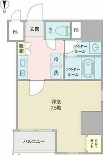 アルテミス平和【503号室】の間取り