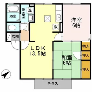フロンティアS・Ⅱ【1階】の間取り