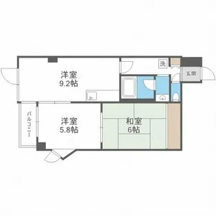 ニューグリーンリーブス【2階】の間取り